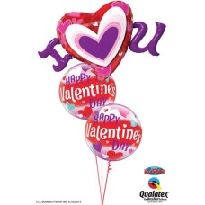 Bukiet 709 I (Heart) U Valentine Bubbles #54894 54603-2
